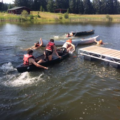 Team races build communication skills